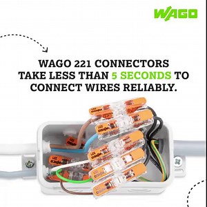 Connecting wires has become easier and faster than ever! WAGO 221 Series Splicing Connectors with lever technology easily and safely connect all types of conductors without any tools. Just Click - Click - Relax! #WAGO #WAGOIndia #WAGO221 #ReliableConnection #ToolfreeOperation #WAGO221Inline | WAGO India
