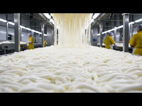 “How Mozzarella Cheese Is Mass-Produced in Ultra-Modern Factories”
