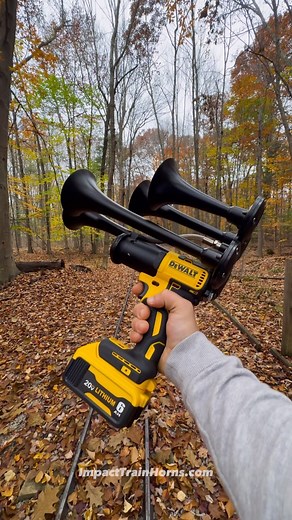 The power of an Impact Train Horn! #impacttrainhorns #airhorn #trainhorn | Impact Train Horns