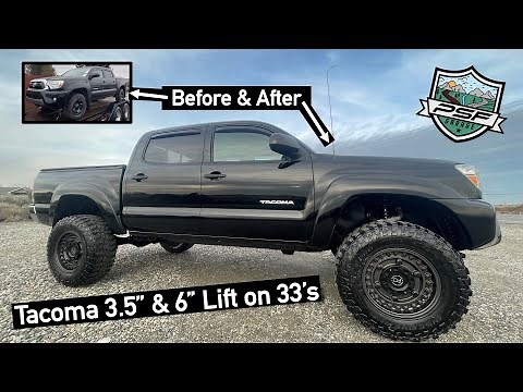 2nd Gen Tacoma SR5 Gets 3.5” Rough Country Lift Kit, New Wheels, and 33’s...Technically 285/70R17
