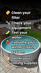 5 Things to Do BEFORE Above Ground Pool Closing Season