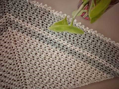 How to work a decorative edge at your knitting piece?