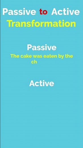 Passive to Active Voice: Transform Sentences Like a Pro! 15