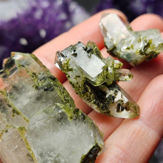 Dream Quartz, Epidote in Quartz, Himalayan Quartz With Epidote - Etsy