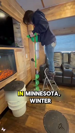1.6K views | Fishing through ice sounds freezing — unless you do it...