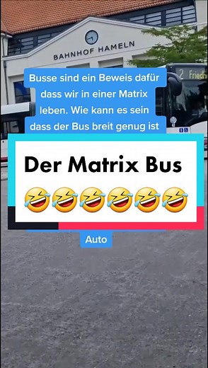 Der Matrix Bus Die Auflösung 🤣