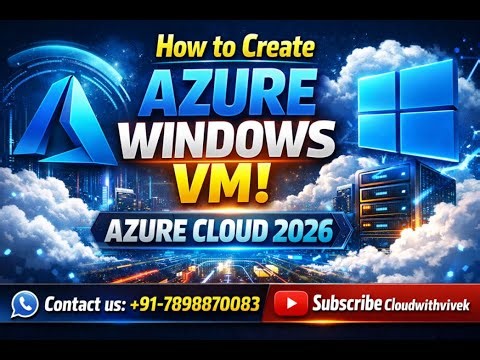How to create azure windows vm || windows virtual machine create in azure cloud || azure az-104