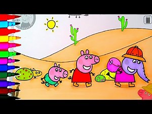 Peppa Pig Coloring Book Pages and Strawberry Shortcake Kids Fun Art Activities Videos Brilliant Kids