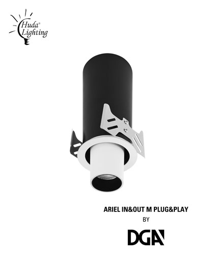 Huda Lighting on Instagram: "@dga.lightaddicted 's Ariel In&Out m Plug&Play system transforms maintenance into an act of freedom: every lens and every LED module can be replaced in seconds. Designed for designers who look to the future - versatile, sustainable, waste-free. This luminaire features eight different finishes and frames, five optical filters and an IP40 with 500mA – 600 mA power. Looking for additional information about the Ariel In&Out m Plug&Play by DGA? Feel free to contact us thr