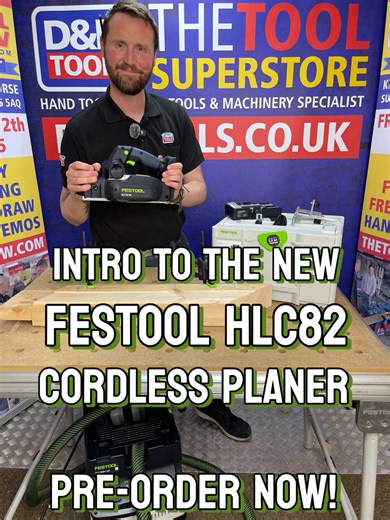 Festool HLC 82 18V Cordless Planer Features Unveiled