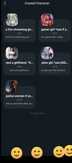 3 new bots and use the code EKD6YQ for more energy #aibots #hiwaifu #fyp