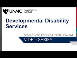 Developmental Disability Services