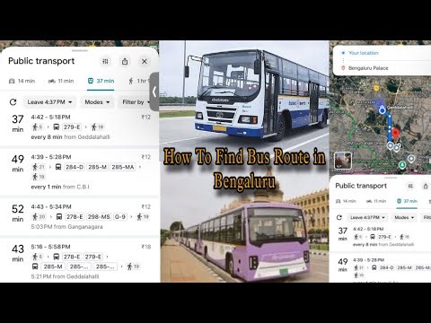 How to find bus route in bengaluru | BMTC bus | Google Map | 2025