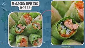 Salmon Spring Rolls