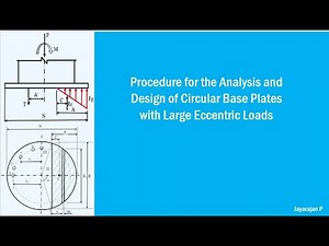 Procedure for the Analysis and Design of Circular Base Plates
