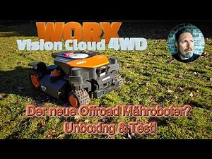 Worx Landroid Vision Cloud 4WD unboxed! Comparison with the Mammotion Luba 3 off-road robotic law...