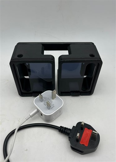 Staysafedock™: Black Lockable 3d-printed Socket, Plug and Phone Charger Cable Protector - Etsy