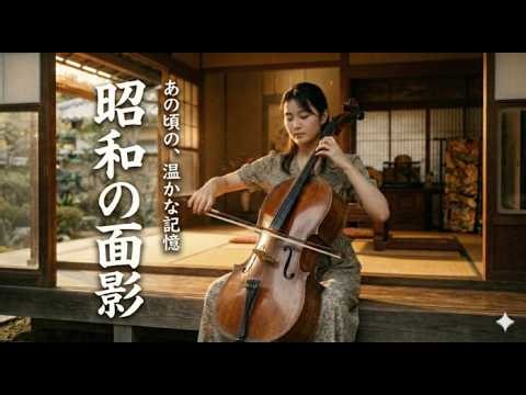 昭和レトロな暮らしを思い出す深きチェロの音色｜70年代の風景と記憶｜ホーロー鍋、縁側、蚊取り線香の匂い｜癒やしのインストゥルメンタル【作業用・睡眠用BGM】