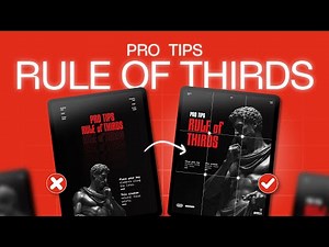Simple Tricks to INSTANTLY Improve Your Graphic Design Skills with the Rule of Thirds