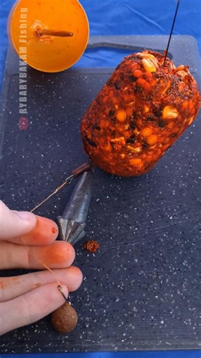 Freezing Strawberry Carp Bait! 🍓🎣 #shorts
