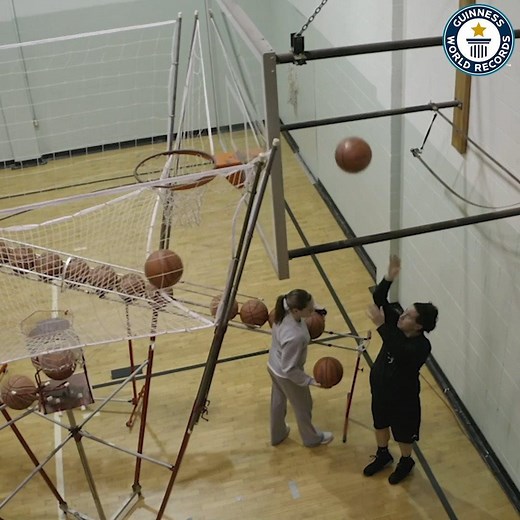 323K views · 265 shares | Brilliant behind-the-backboard basketball shots - Anthony Miracola (USA) is right on target  | Guinness World Records | Facebook