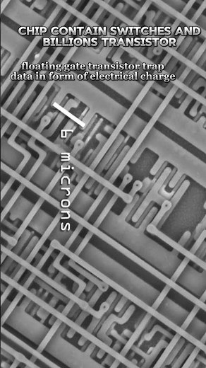 microchip under electron microscope #electron #microscope