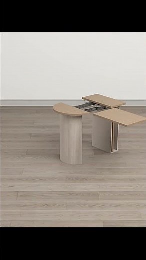Oval Extendable Dining Table for Small Spaces #spacesaving #diningtable