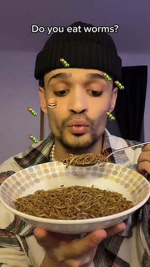 Live Eating Worm Challenge - Watch Me Try Different Bugs
