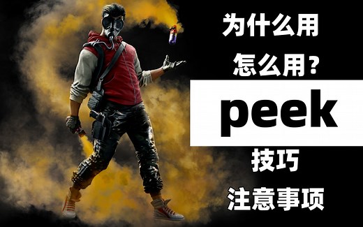 【彩虹六号】peek使用-技巧篇 / 细节与注意事项