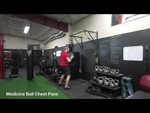 Medicine Ball Chest Pass Form Video