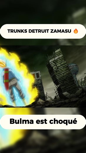 Trunks vs Goku Black in Dragon Ball Super