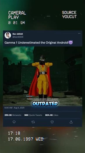 Gamma 1 Underestimated the Original Android!💀 #sparkingzero #crashout #knockout