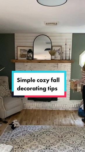 Simple Cozy Fall Mantel Decorating Ideas