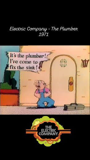 Who remembers this funny skit from Electric Company ? From Episode 1 (1971). It’s the plumber. I’ve come to fix the sink. Every time the plumber say “It’s the plumber. I’ve come to fix the sink.,” the parrot always says “Who is it?” The Electric Company is an American educational children’s television series produced by the Children’s Television Workshop (CTW, now known as Sesame Workshop). It was co-created by Paul Dooley, Joan Ganz Cooney, and Lloyd Morrisett. The series aired on PBS for 780 e