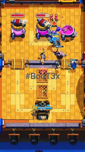 Clan boot 3x Crown in 1 attack#clashroyale #clonespell
