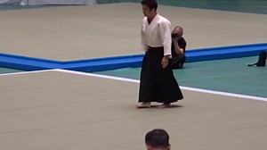 UESHIBA Mitsuteru Dojo-cho - 62nd All Japan Aikido Demonstration #aikido #demonstration #japan | Aikido - Mihaly Dobroka