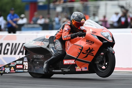 2026 NHRA Pro Stock Motorcycle Round 2 Results