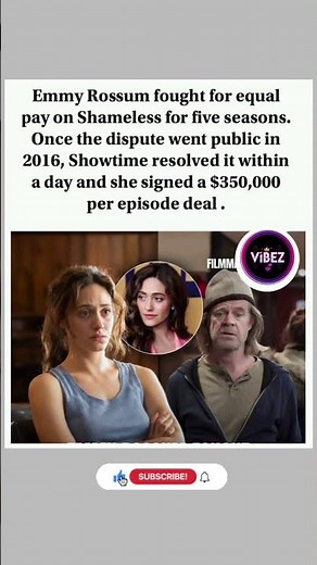 Emmy Rossum's $350K Shameless Pay Victory 😳🎬 #breakingnews #mymixtapez