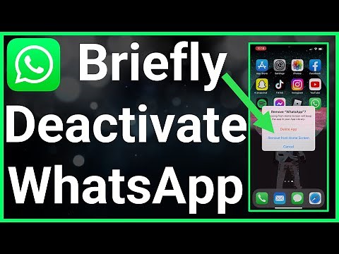 How To Temporarily Deactivate WhatsApp Without Deleting