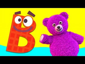 B for Bear - Alphabet Phonics - Learn to Read Letter Sounds with Animals