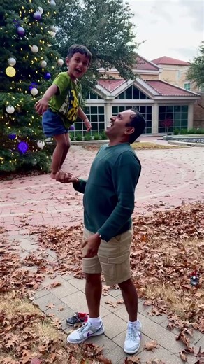 Kids having fun time in fall season #tcu #fortworth #texas