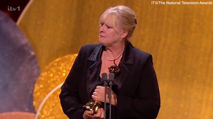 Sarah Lancashire delivers emotional speech after NTA win
