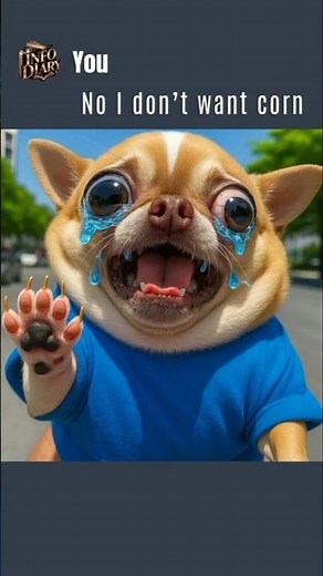 lil Bro Doesn't Want Corn 🌽 BUT..💀 #corn #memes #ai