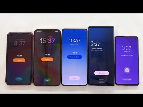 Alarm Clock + Timer IPhone XR, IPhone 13 ProMax, Realme 12 Pro, LG Wing, Samsung S10e