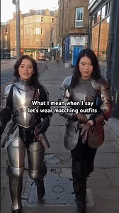 Most casual fits to run errands together #larp #armor #fantasy #dnd #paladins #knight