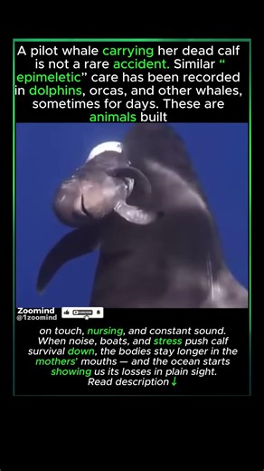 When a Family Doesn’t Let Go #viral #whale #ocean #animalshorts #nature #animals #omg