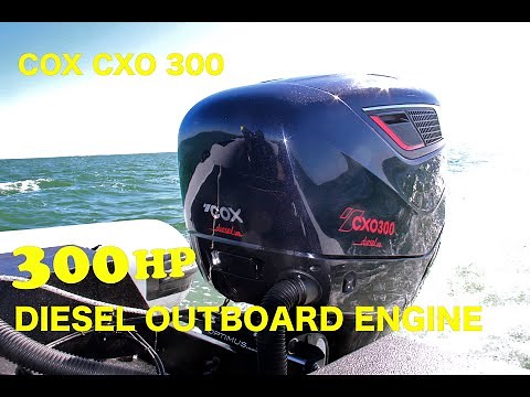 Diesel outboard 300 hp ! Cox CXO 300