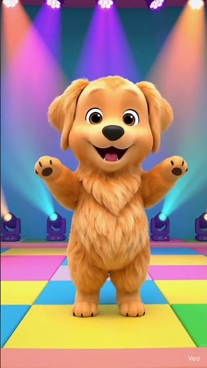 Amazing AI Dog Dance 🐶💃 | Cute Dancing Dog Animation | Viral AI Video