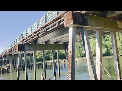 Kurt Cobain Memorial Park The Bridge of the Wishkah River in Aberdeen WA