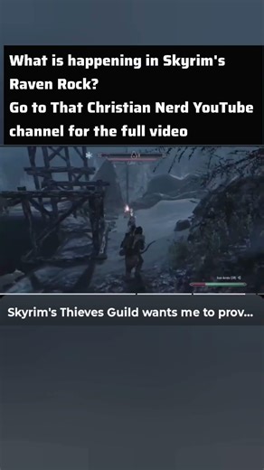 What's happening in Skyrim's Raven Rock?